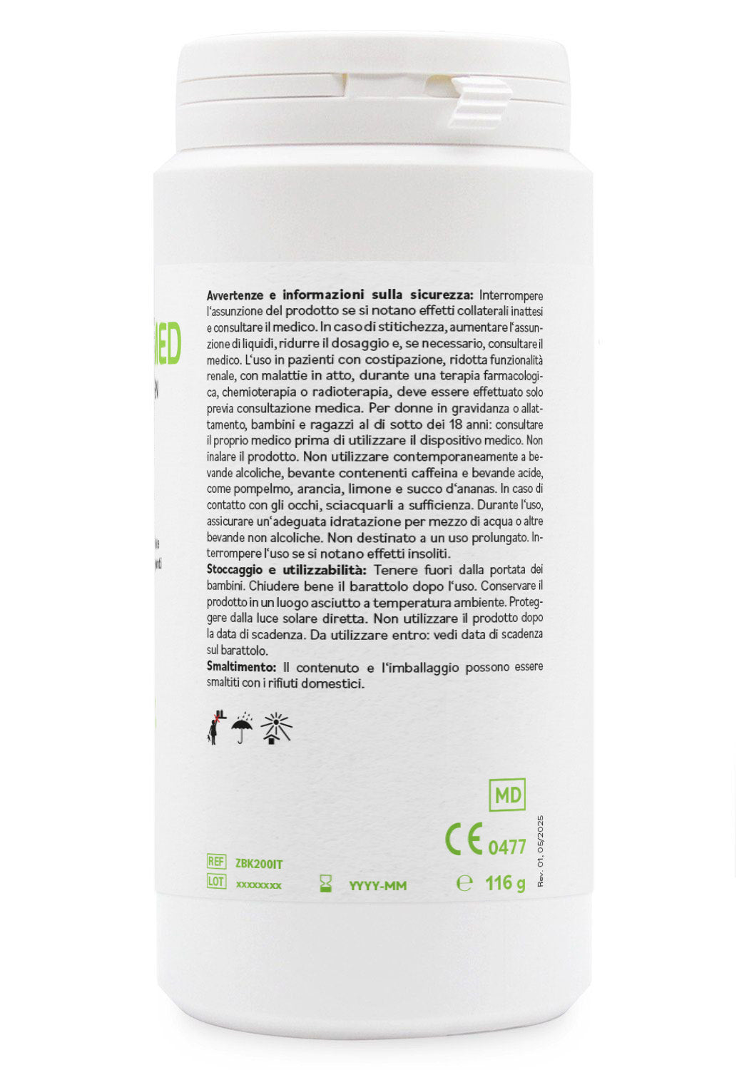 ZeoBentMED 200 capsule detox, dispositivo medico con certificato CE