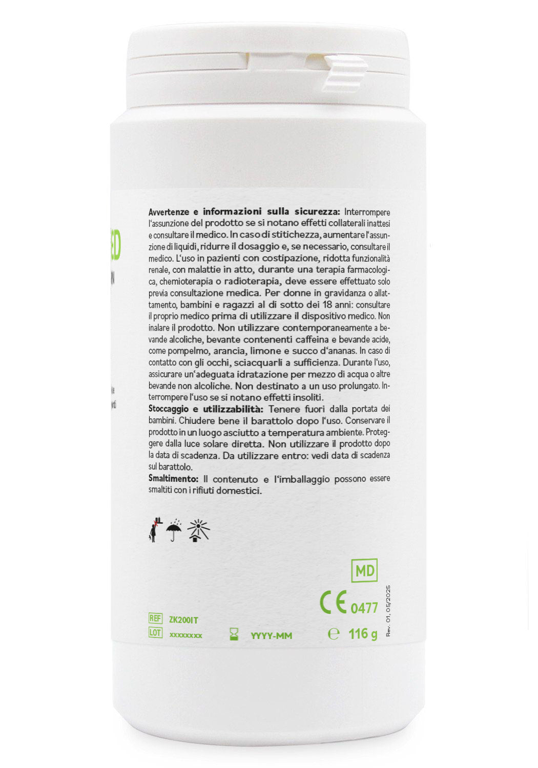 ZeolithMED 200 capsule detox, dispositivo medico con certificato CE