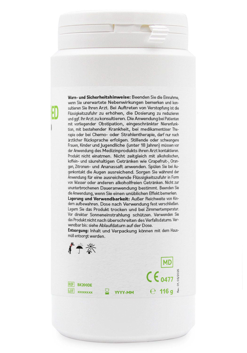 BentonitMED 200 Detox-Kapseln, Medizinprodukt mit CE-Zertifikat