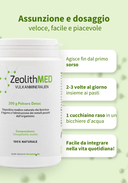 ZeolithMED polvere detox 200g, dispositivo medico con certificato CE