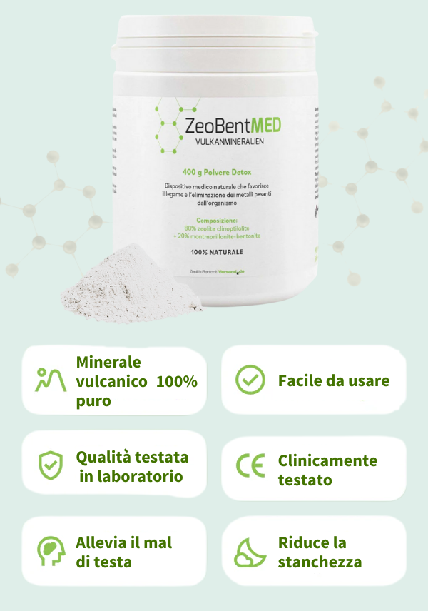 ZeoBentMED detox powder 400g, medical device with CE certificate