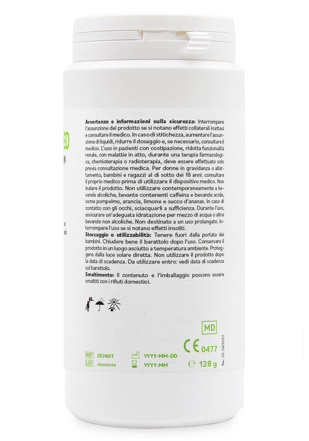 ZeolithMED 200 capsule detox, dispositivo medico con certificato CE
