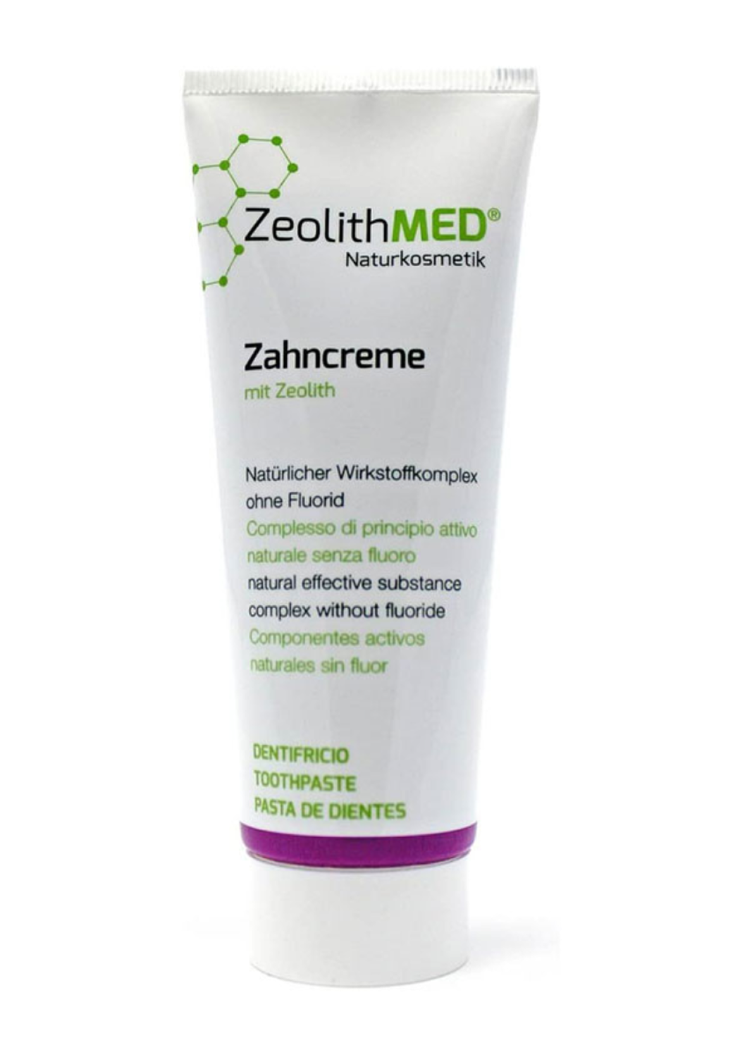 ZeolithMED Zahncreme 75ml, Zahnpasta ohne Fluorid